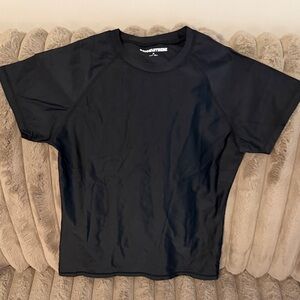 Men's Black Crew Neck Performance T-Shirt